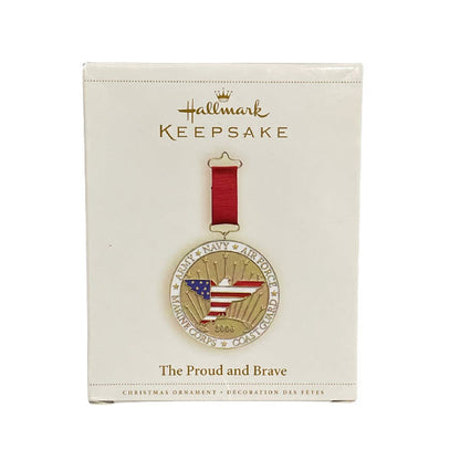 2006 The Proud and Brave Hallmark Ornament (Badge) QXG2646