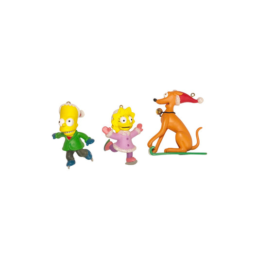2006 The Simpsons Set of 3 (The Simpsons) Carlton Cards Heirloom Ornament CXOR-152P Image1