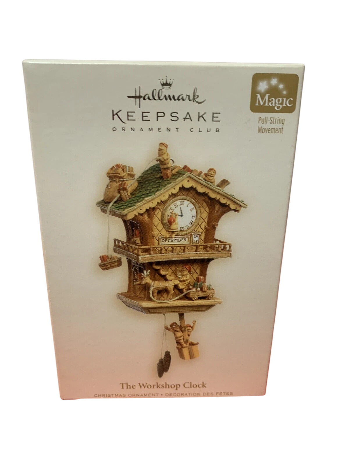2006 The Workshop Clock Hallmark Ornament (Clock) QXC6006