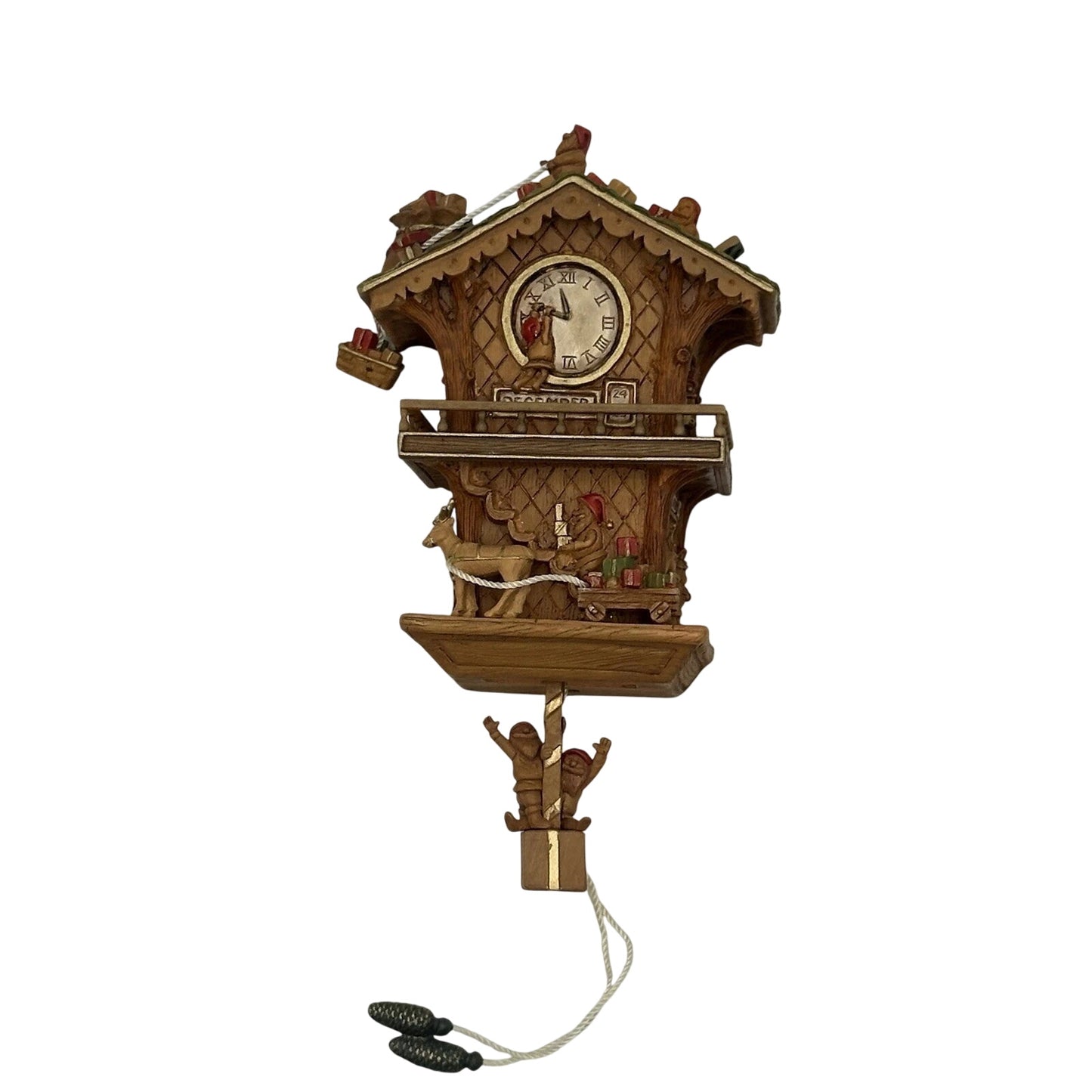 2006 The Workshop Clock Hallmark Ornament (Clock) QXC6006