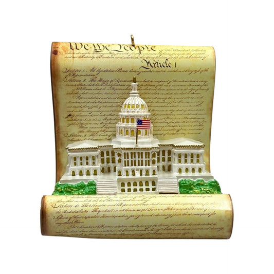 2006 U.S. Capitol and Constitution Carlton Cards Ornaments (Buildings & Houses) CXOR-061P Image1