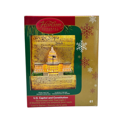 2006 U.S. Capitol and Constitution Carlton Cards Ornaments (Buildings & Houses) CXOR-061P Image2