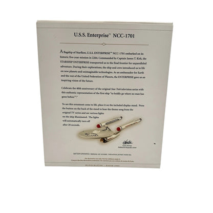 2006 U.S.S Enterprise NCC-1701 Hallmark Ornament (Star Trek) QXI6293