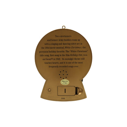 2006 Vintage White Christmas (Christmas Movie) Carlton Cards Heirloom Ornament CXOR-101P Image3