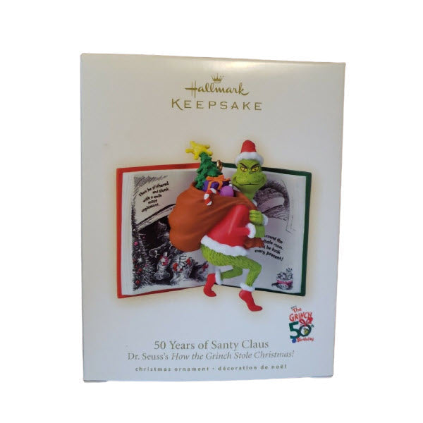 2007 50 Years of Santy Claus Hallmark Ornament (The Grinch) QHC4027