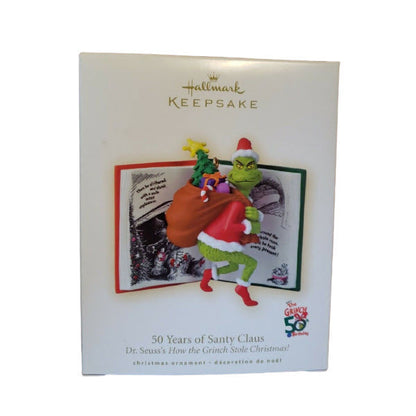 2007 50 Years of Santy Claus Hallmark Ornament (The Grinch) QHC4027
