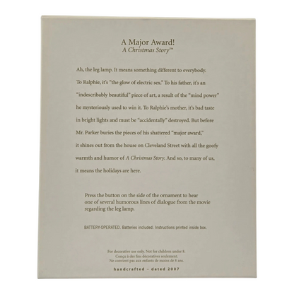 2007 A Major Award! (A Christmas Story)