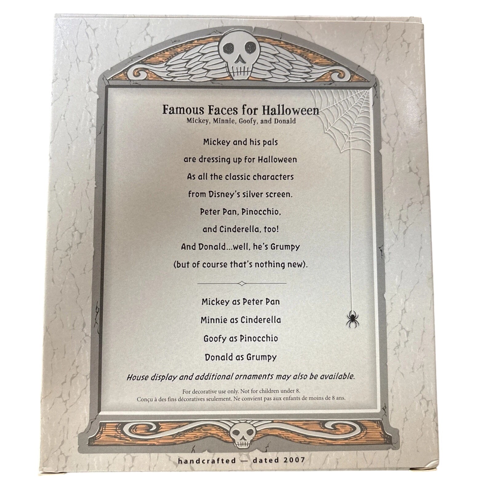 2007 Famous Faces for Halloween Hallmark Ornament (Mickey Mouse & Friends) QFO6377