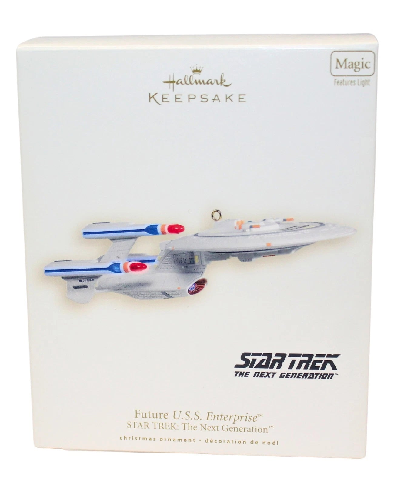 2007 Future U.S.S. Enterprise Hallmark Ornament (Star Trek) QXI4347