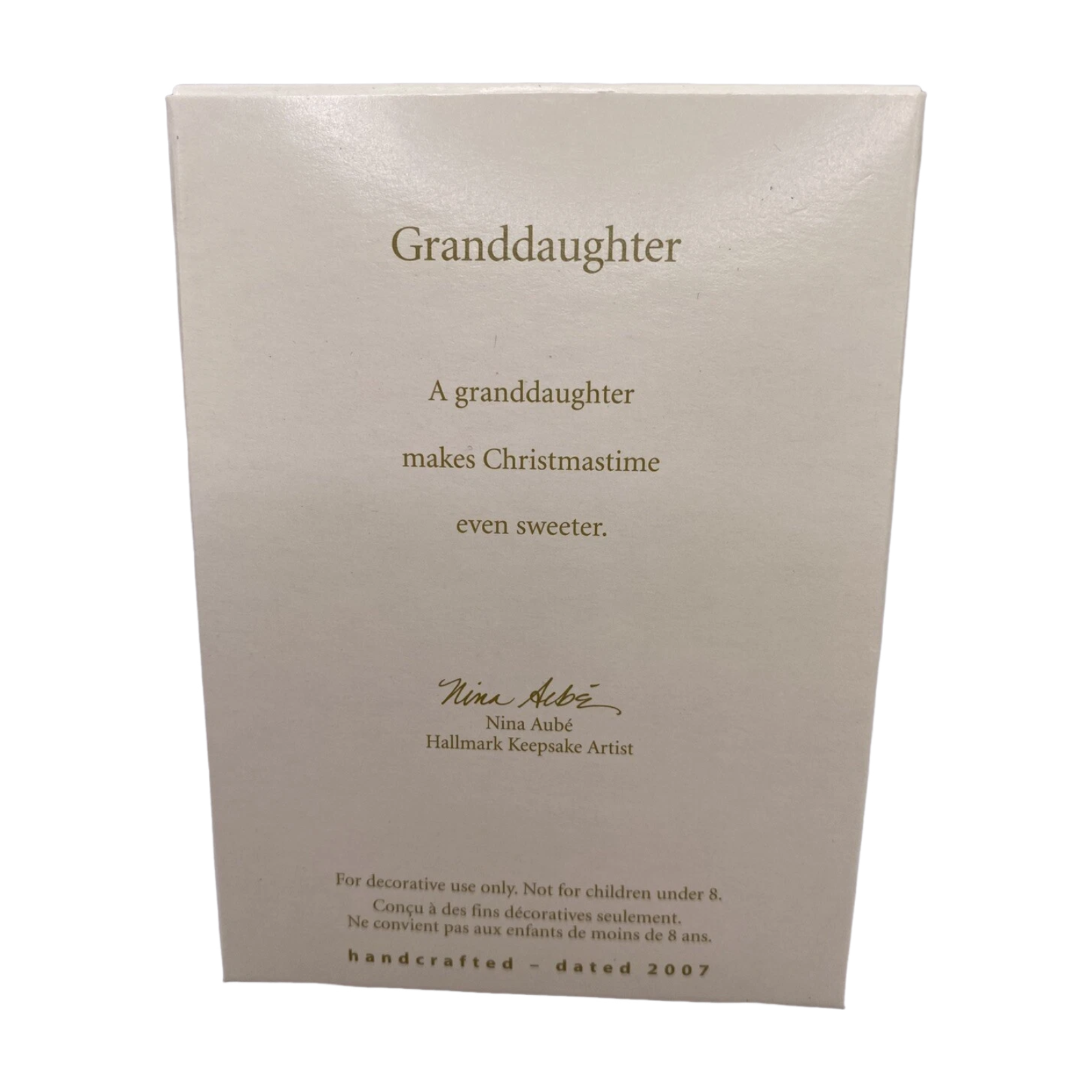 2007 GrandDaughter Hallmark Ornament (GrandDaughter) QXG6189