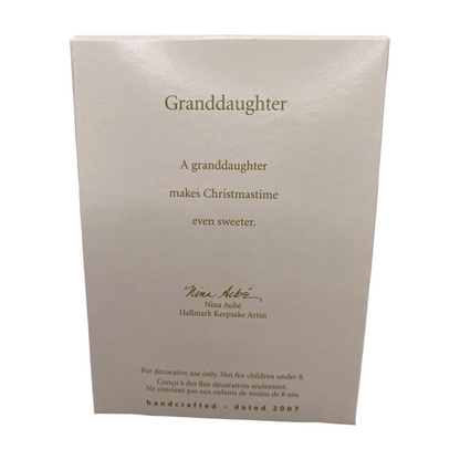 2007 GrandDaughter Hallmark Ornament (GrandDaughter) QXG6189