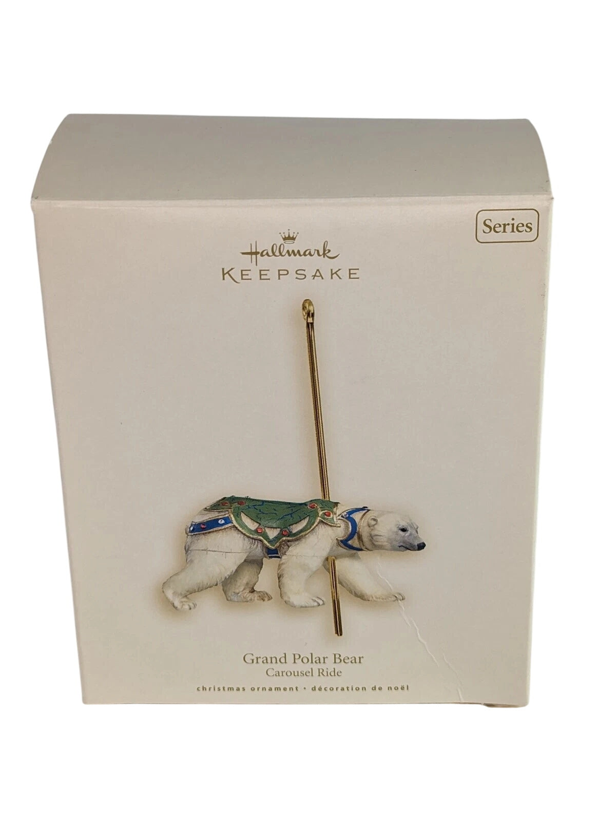 2007 GrandPolar Bear Hallmark Ornament (Carousel Ride) QX7067