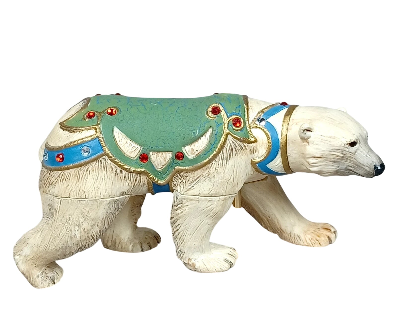 2007 GrandPolar Bear Hallmark Ornament (Carousel Ride) QX7067