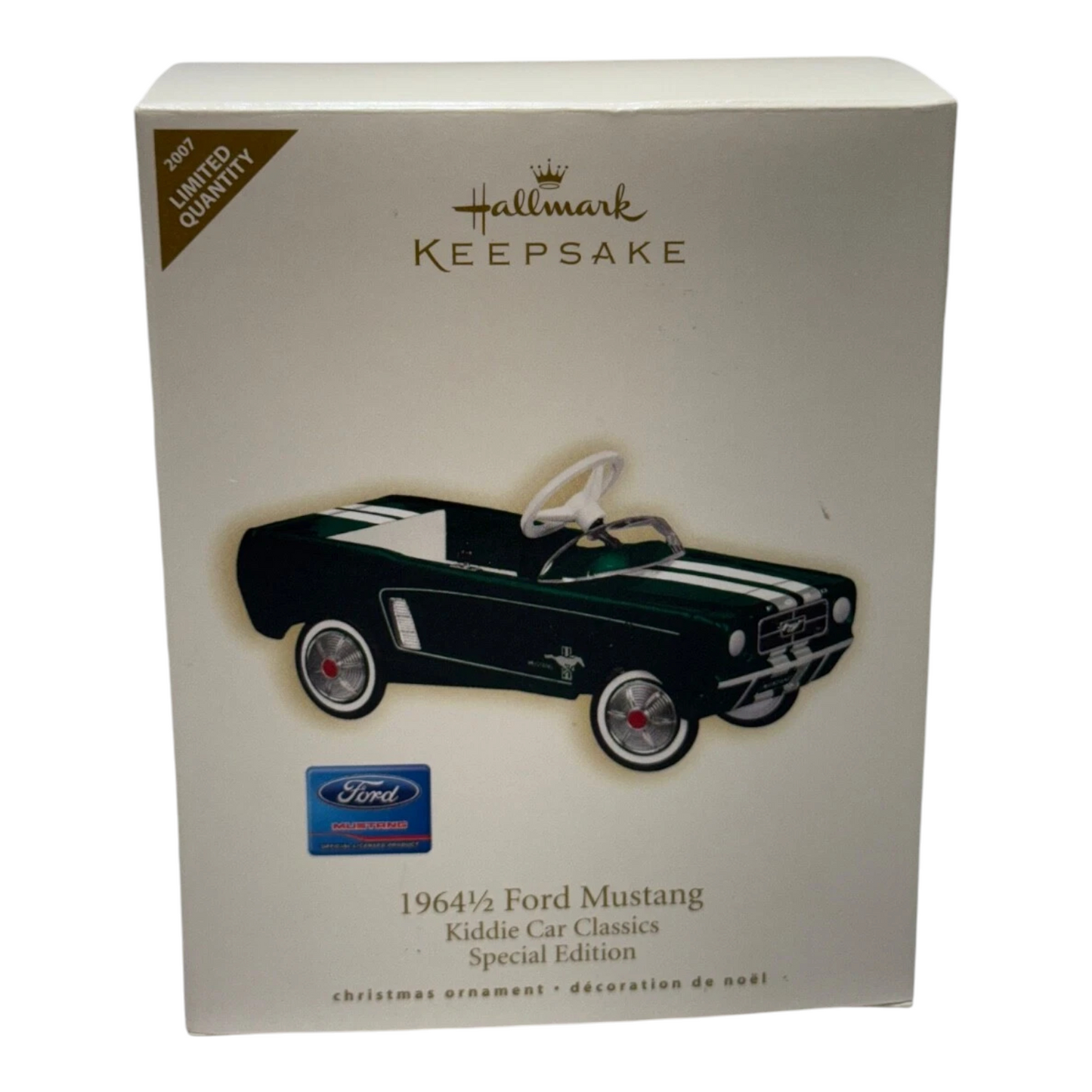 2007 Hallmark Ornament (1946) 1/2 Ford Mustang Hallmark Ornament (Kiddie Car Classics) QXE9149