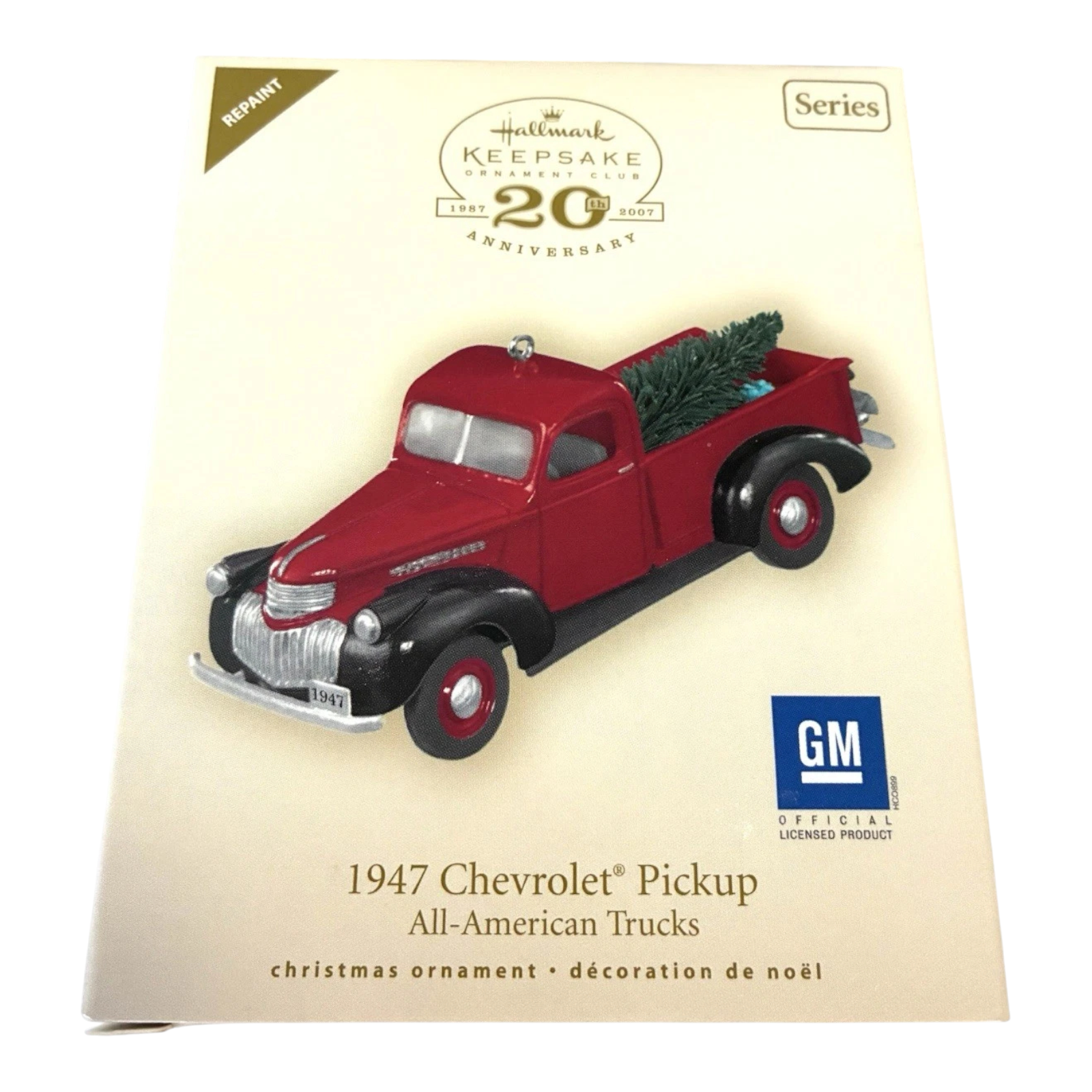 2007 Hallmark Ornament (1947) Chevrolet Pickup Hallmark Ornament (All-American Trucks) QXC2369