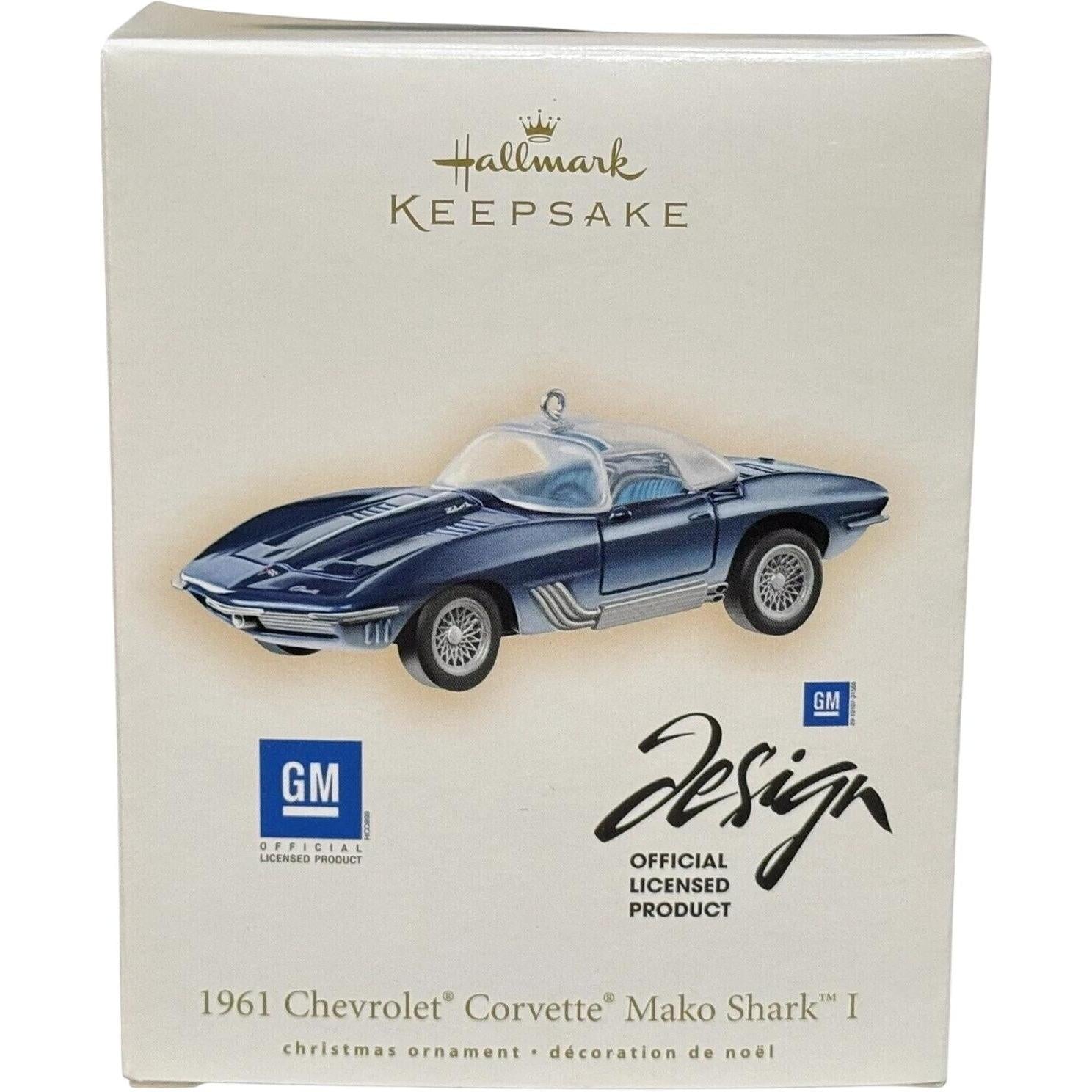 2007 Hallmark Ornament (1961) Corvette Mako Shark I Hallmark Ornament (Classic American Cars) QXI2147