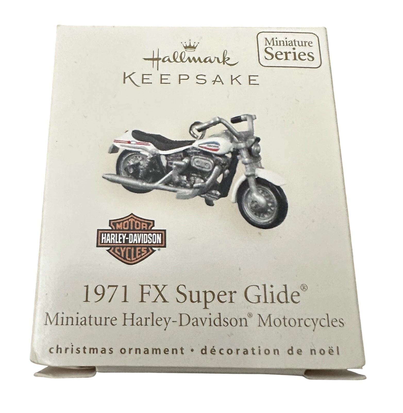 2007 Hallmark Ornament (1971) FX Super Glide Hallmark Ornament (Harley-Davidson) QXM2007