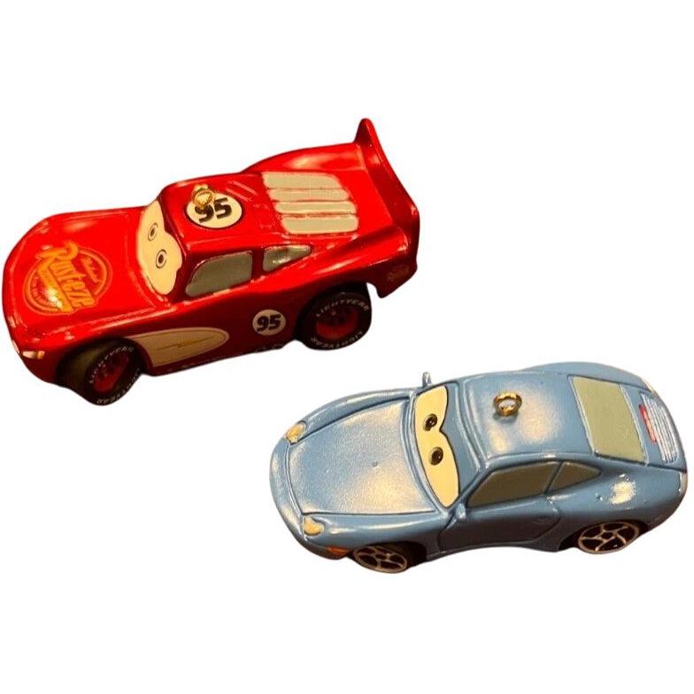 2007 Lightning McQueen and Sally Hallmark Ornament (Cars) QXD4449