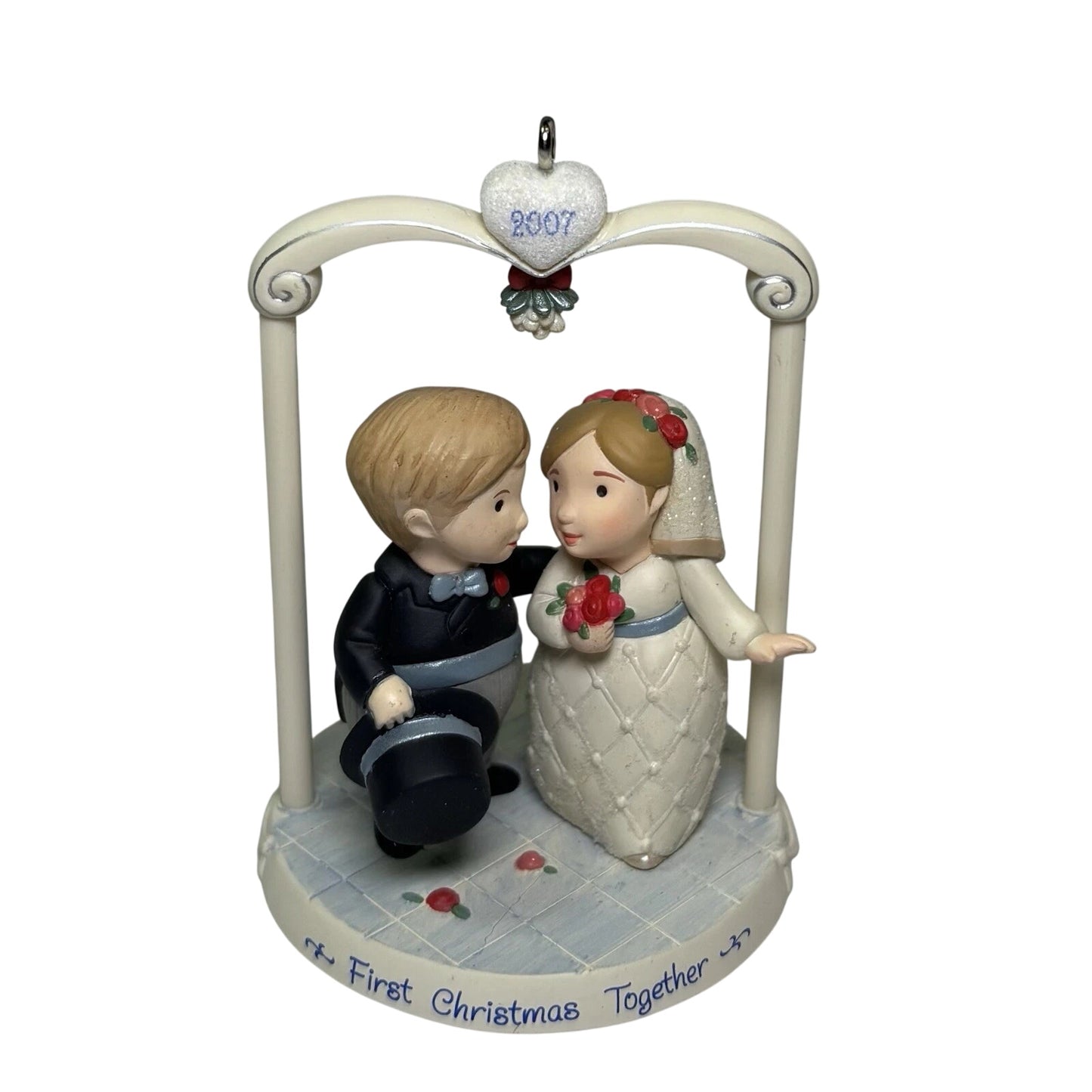 2007 Married...and Merry! Hallmark Ornament (Wedding) QXG6129