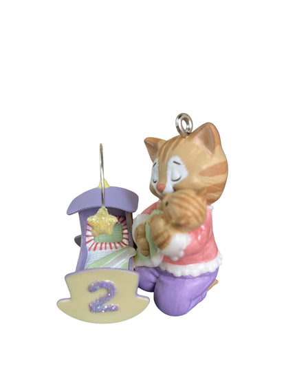 2005 My Second Christmas Hallmark Ornament (Child's Age Collection) QXG4572