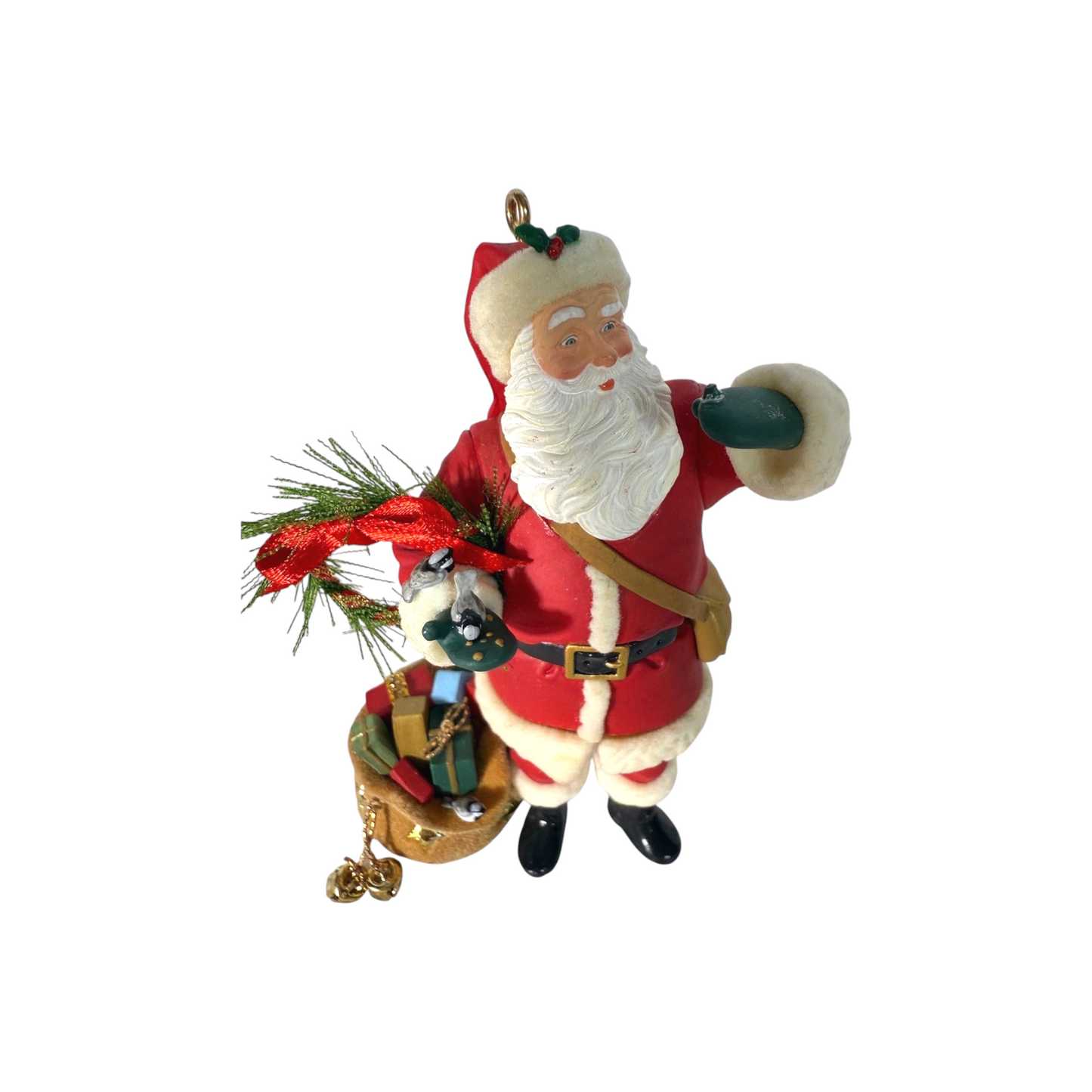 2007 Santa's Visit Hallmark Ornament (Santa Claus) QXC7002