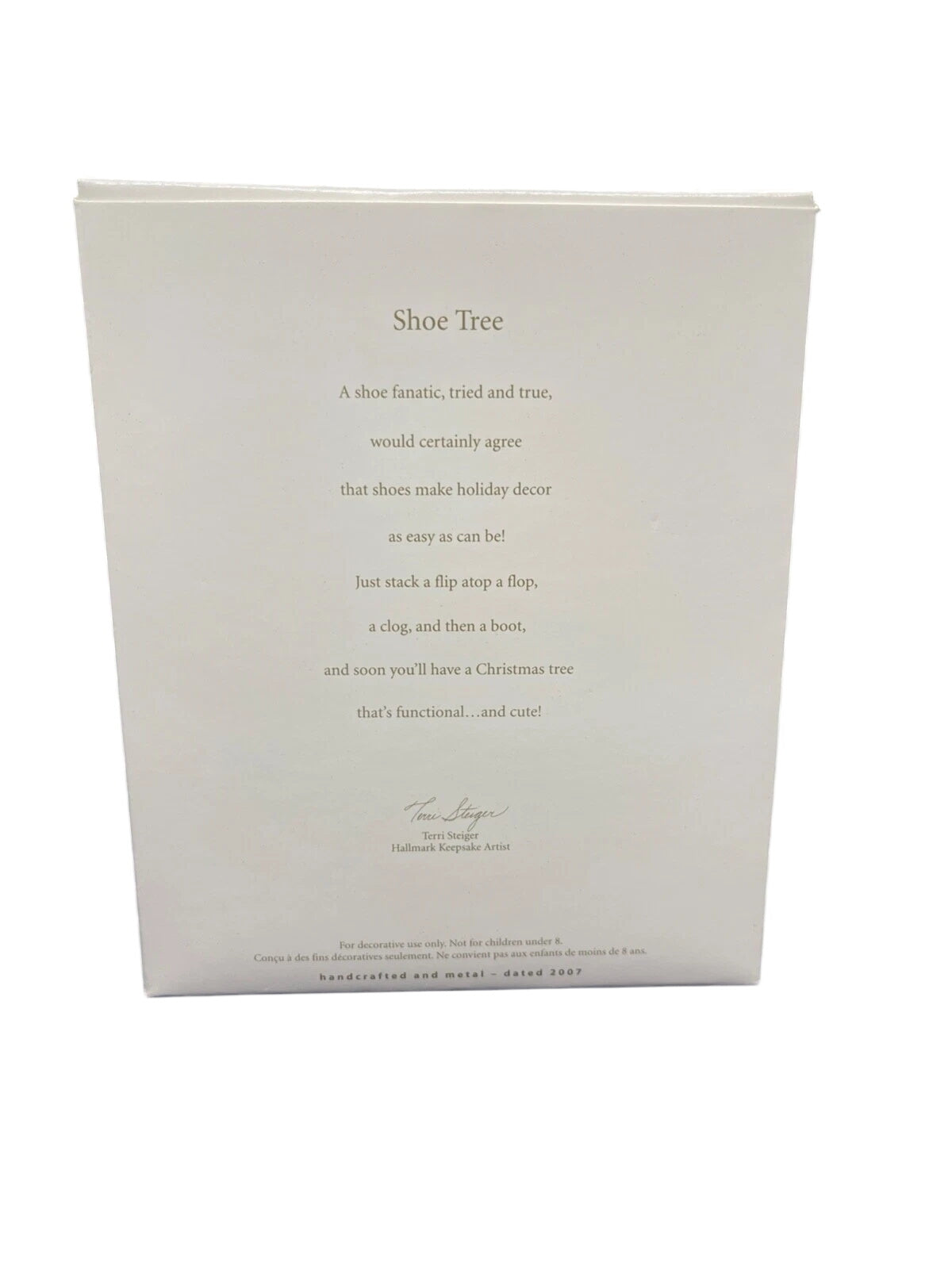 2007 Shoe Tree Hallmark Ornament (Shoe) QXG2179