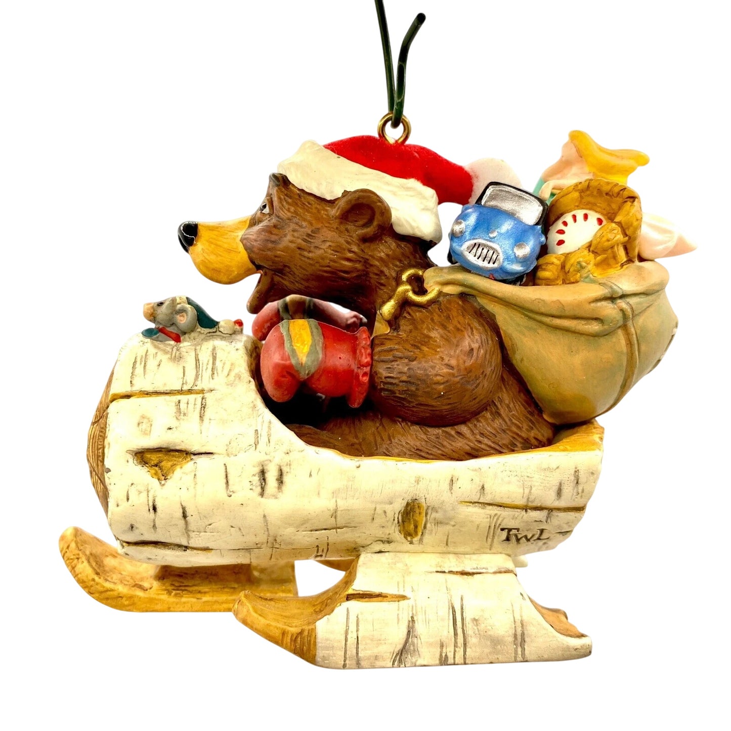 2007 Sledding Into Christmas Hallmark Ornament (Nick and Christpher) QX7107