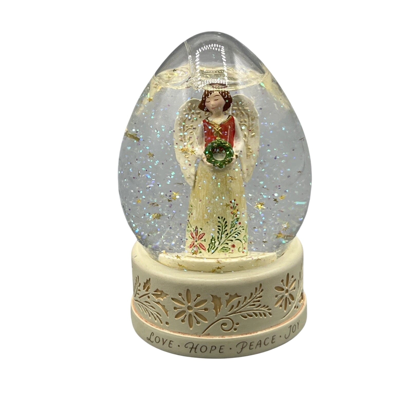 2007 Snow Globe Hallmark Ornament (Joy to the World) QSR8099