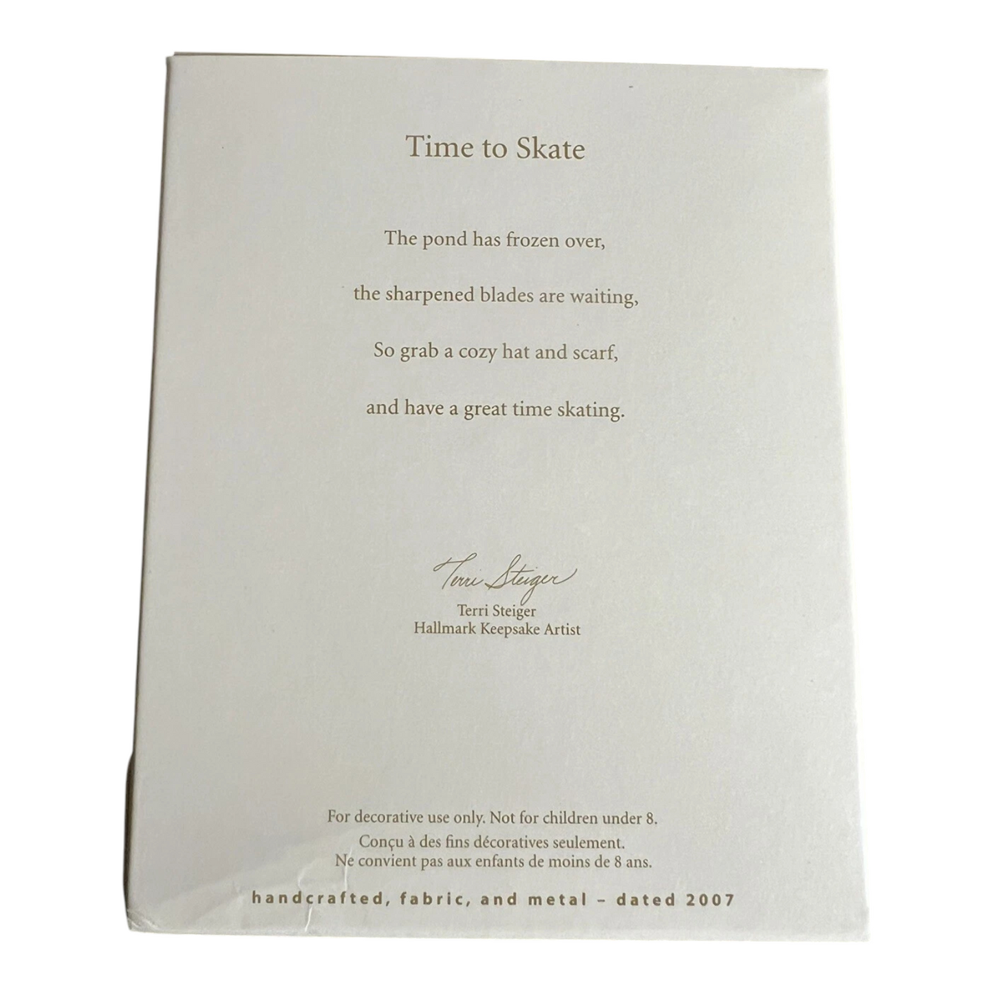 2007 Time to Skate (Skate)