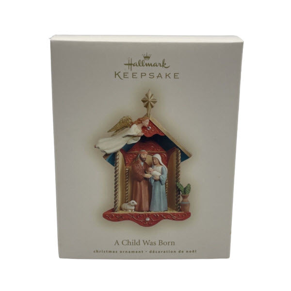 2007 A Child Was Born Hallmark Ornament (Nativity) QXG7597
