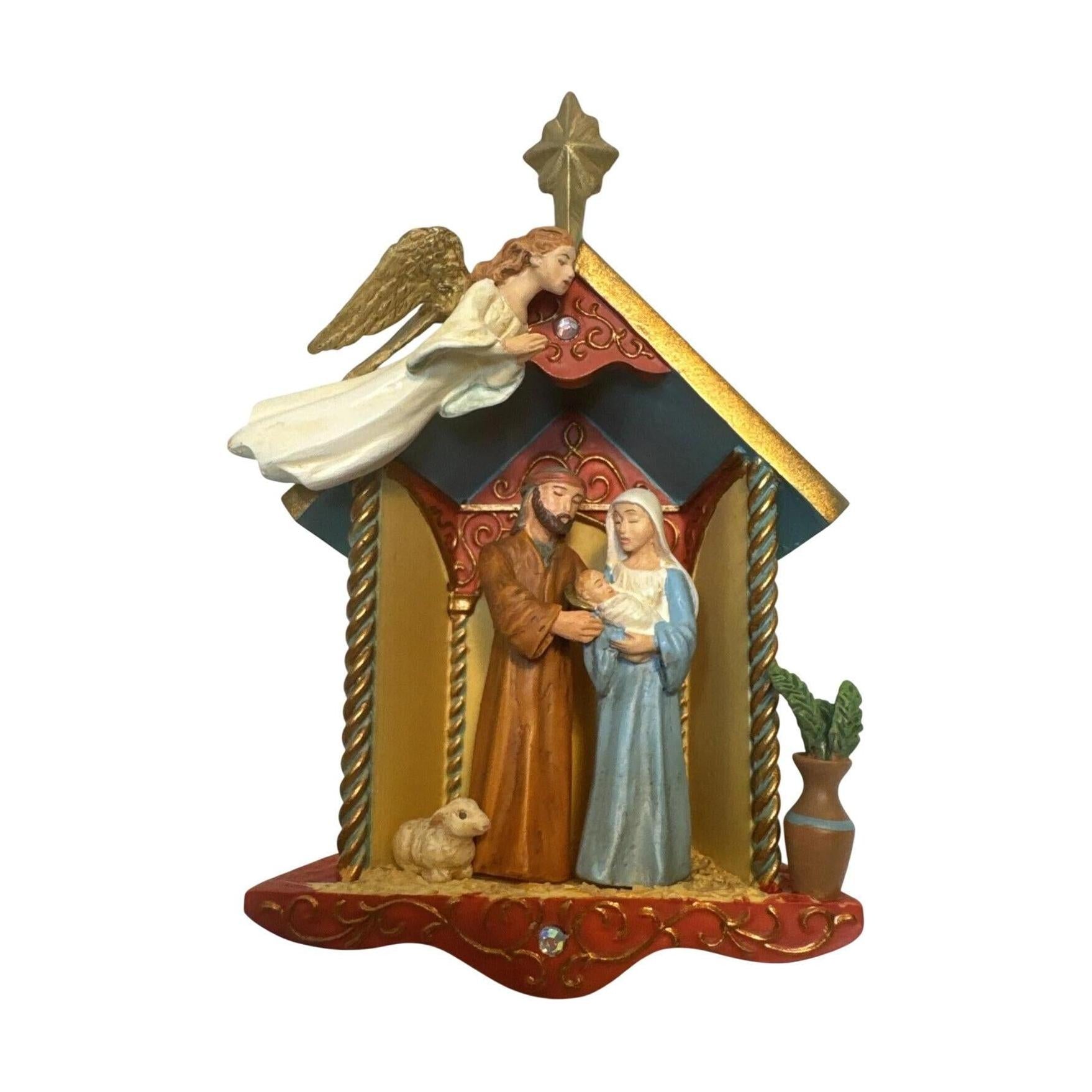 2007 A Child Was Born Hallmark Ornament (Nativity) QXG7597 Image1