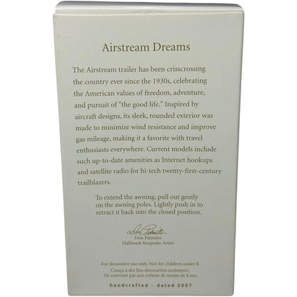 2007 Airstream Dreams Hallmark Ornament (Happy Camper) QXI2157