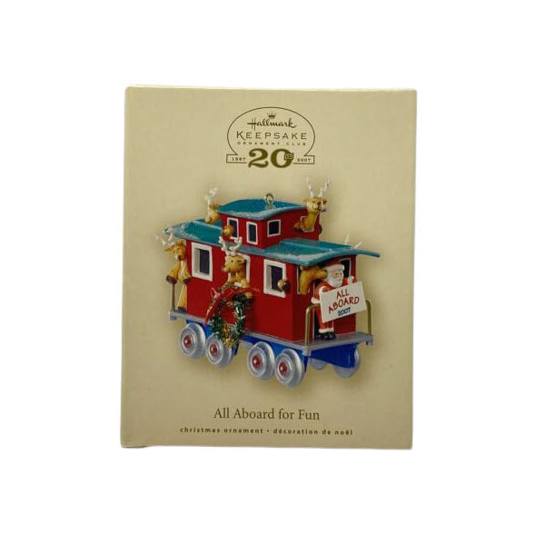 2007 All Aboard for Fun Hallmark Ornament (All Aboard) QXC7013