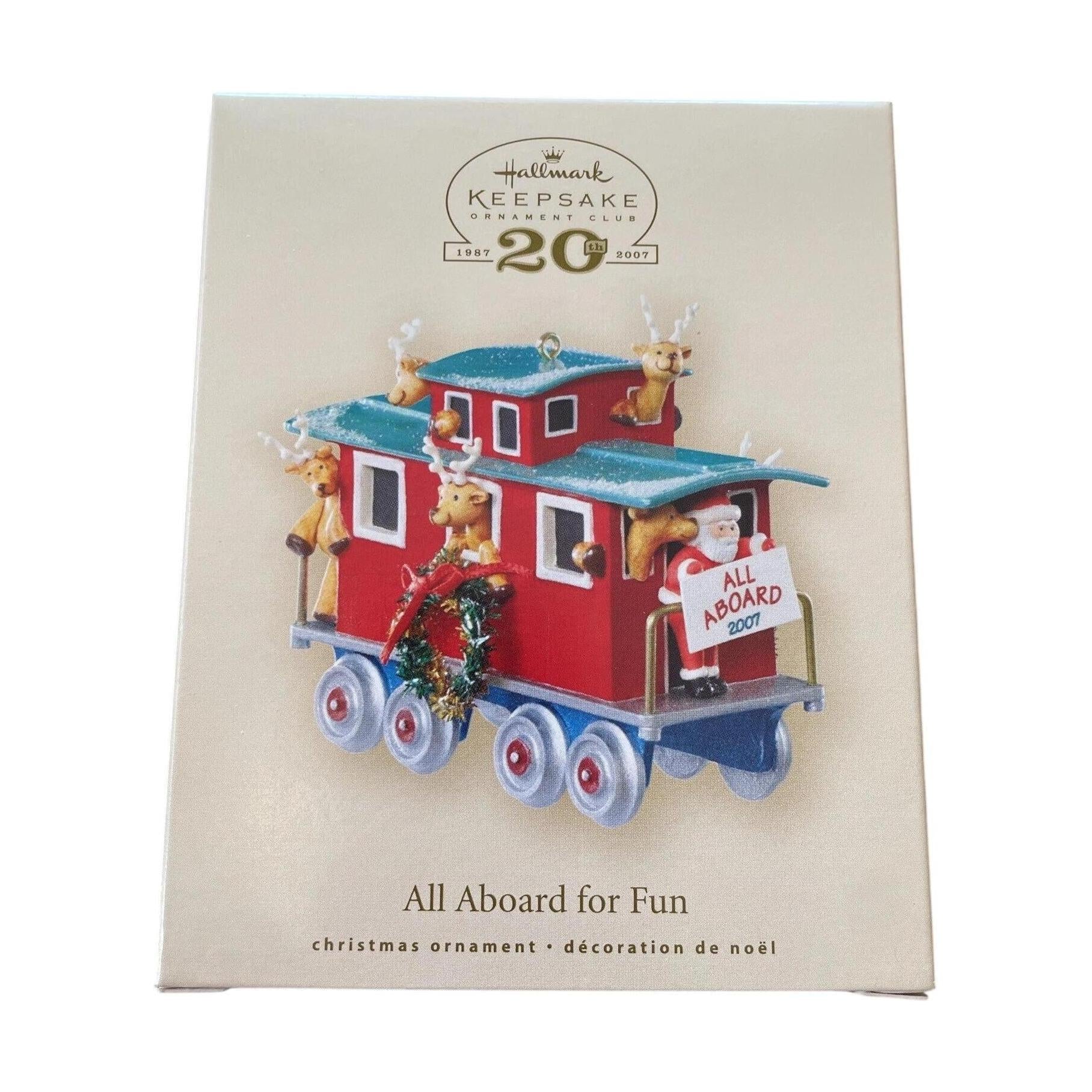 2007 All Aboard for Fun Hallmark Ornament (All Aboard) QXC7013 Image2
