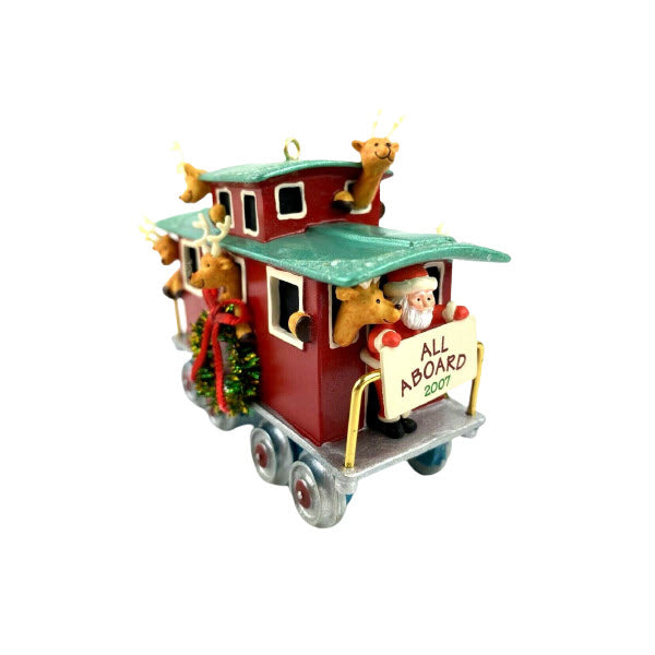 2007 All Aboard for Fun Hallmark Ornament (All Aboard) QXC7013