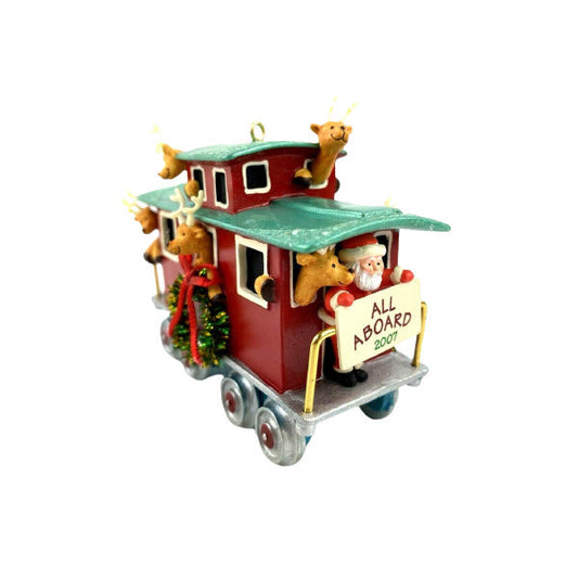 2007 All Aboard for Fun Hallmark Ornament (All Aboard) QXC7013