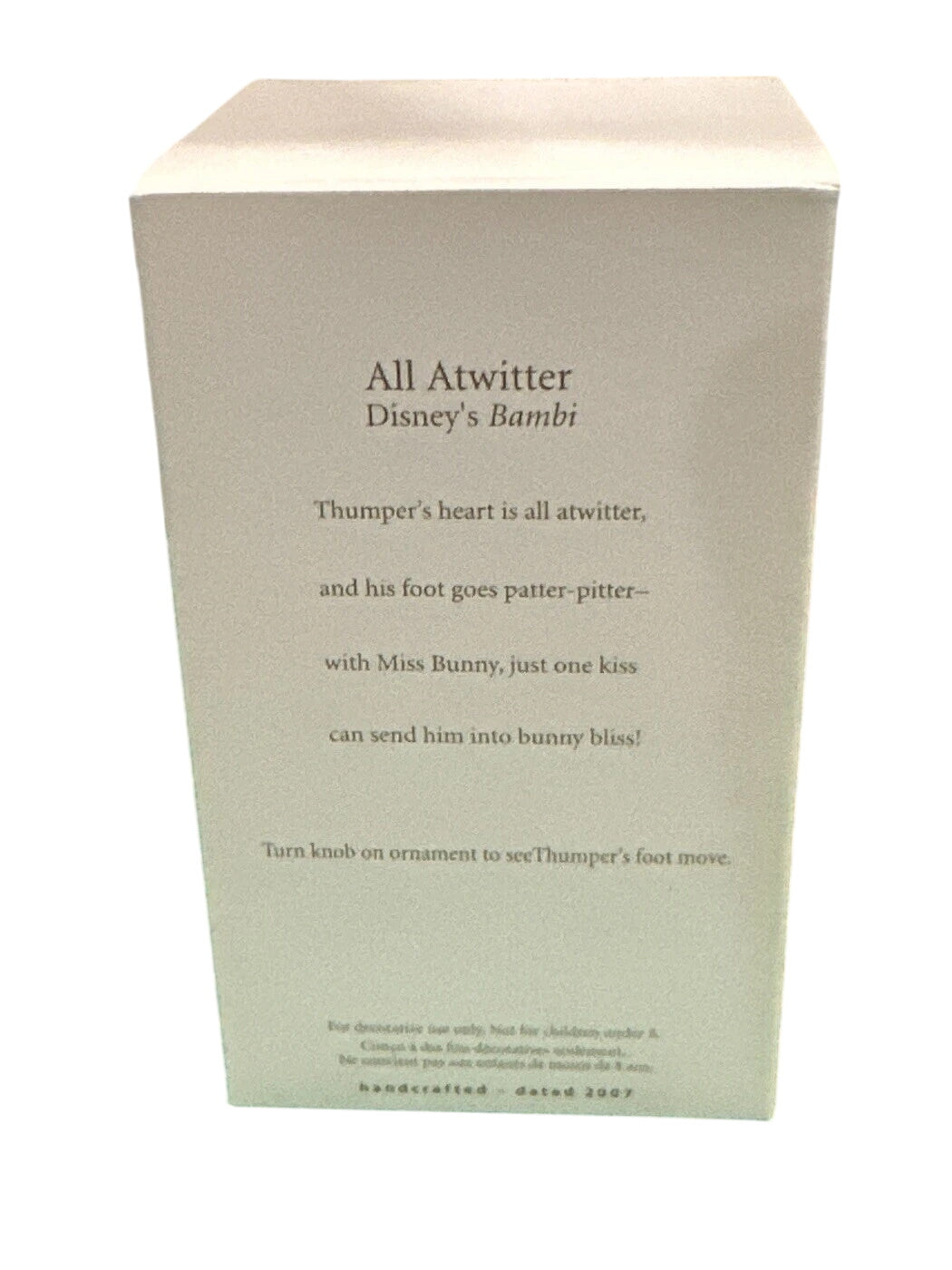 2007 All AtwitterDisney's Bambi (Bambi)
