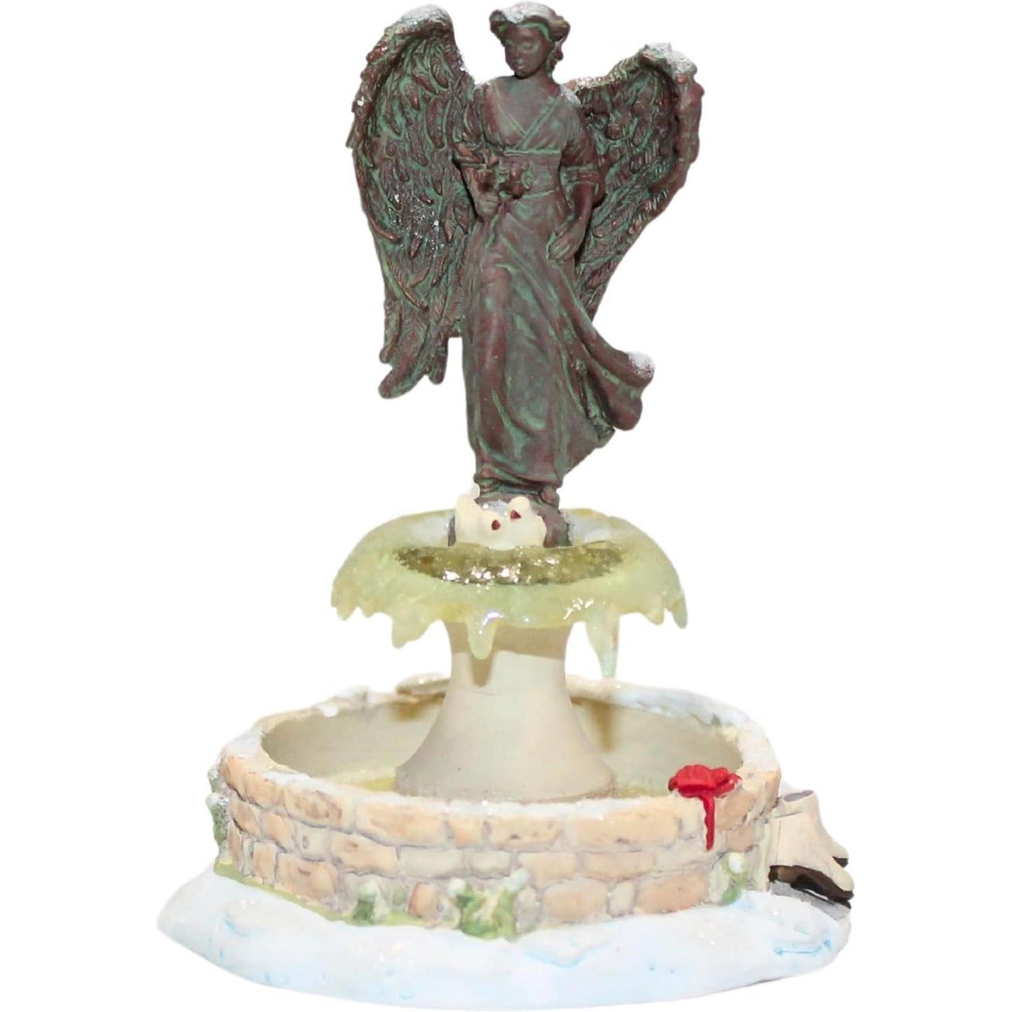 2007 Angel Fountain Hallmark Ornament (Winter Garden) QP1219
