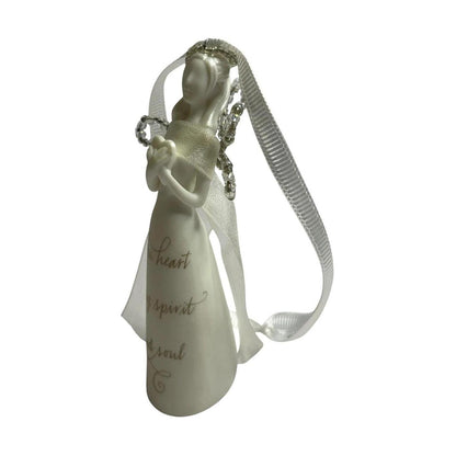 2007 Angle with Heart Hallmark Ornament (Angel) QXG6279 Image3