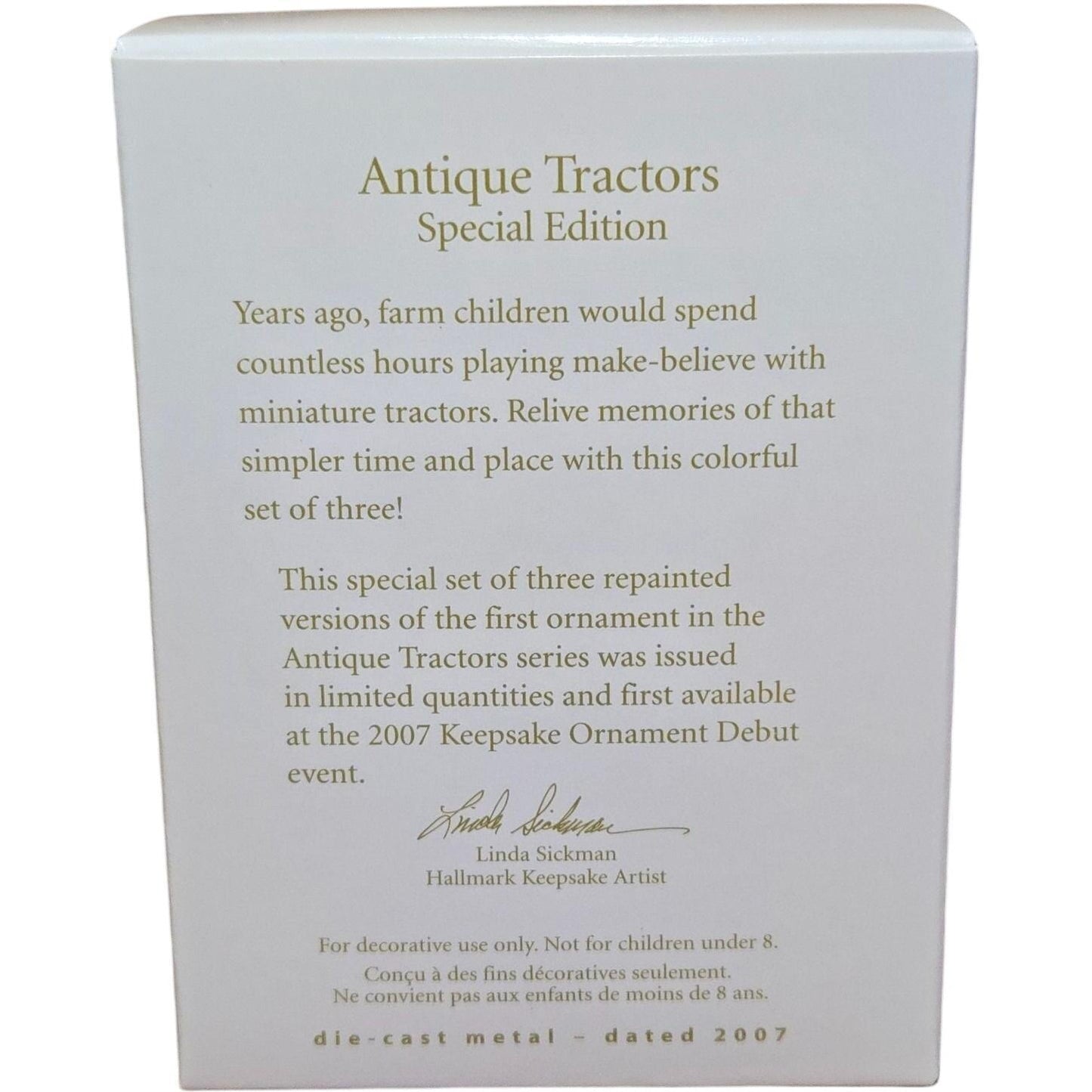 2007 Antique Tractors Hallmark Ornament (Special Edition) QXE9109