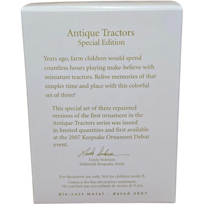 2007 Antique Tractors Hallmark Ornament (Special Edition) QXE9109