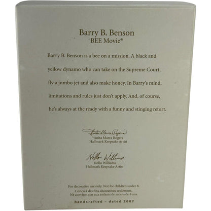 2007 Barry B. Benson Hallmark Ornament (Bee Movie) QXI4439