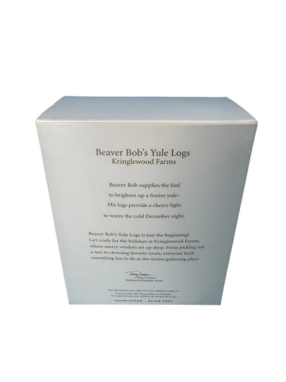 2007 Beaver Bob's Yule Logs Hallmark Ornament (Kringlewood Farms) QP1927 Image7