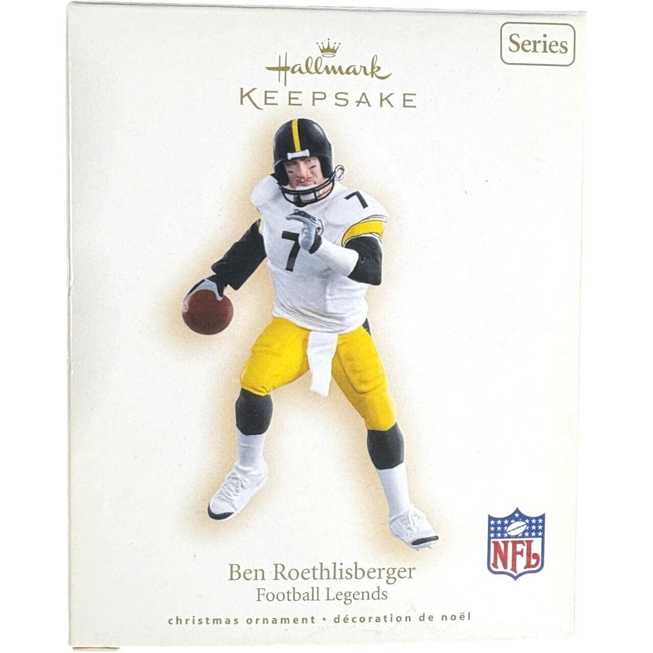 2007 Ben Roethlisberger Hallmark Ornament (Football Legends) QX2617