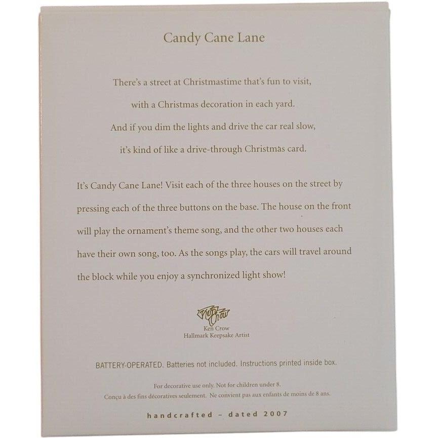 2007 Candy Cane Lane Hallmark Ornament (Magic Village) QXG7557