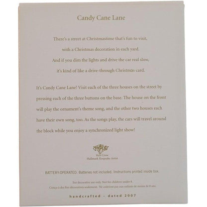 2007 Candy Cane Lane Hallmark Ornament (Magic Village) QXG7557