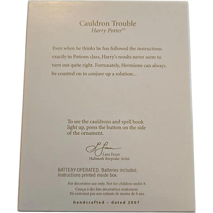 2007 Cauldron Trouble Hallmark Ornament (Harry Potter) QXI4359