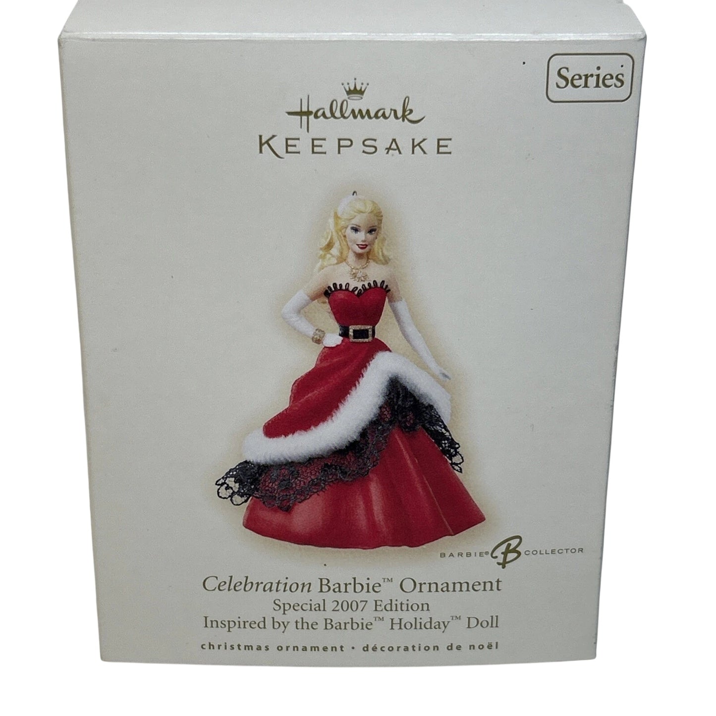 2007 Celebration Barbie Special Edition Holiday Doll Hallmark Ornament (Celebration Barbie) QX2359 Image2