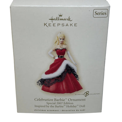 2007 Celebration Barbie Special Edition Holiday Doll Hallmark Ornament (Celebration Barbie) QX2359 Image2
