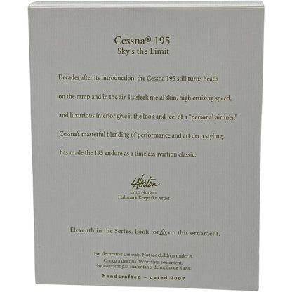 2007 Cessna 195 (Sky's the Limit)